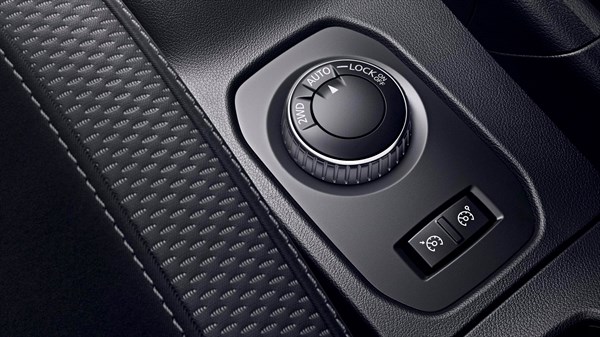 Button having 3 driving mode options such as 4X2, 4X4, or Auto on All-New Renault Duster