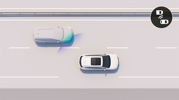 Renault KOLEOS - blind spot warning